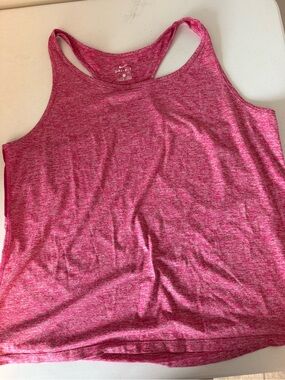 Nike Heather Pink Racerback Dri-FIT Tank Top